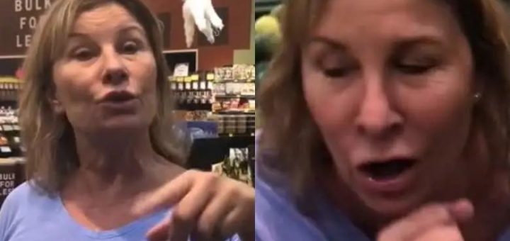 視頻瘋傳! 年薪$20萬精英大媽逛超市 懟路人臉狂咳嗽 被罵還笑著尾隨 賤到極致!