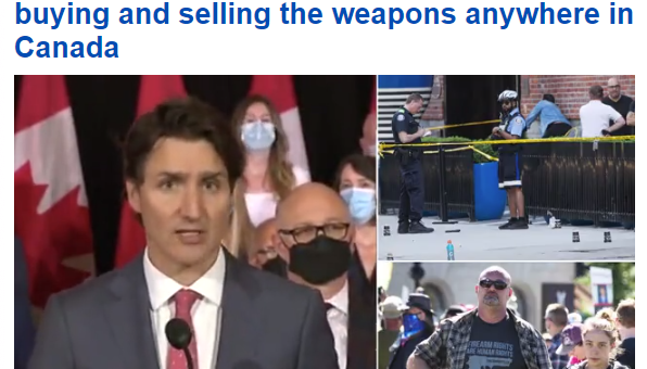 突發！美國辦不到的事，加拿大做到了，全國禁手槍！